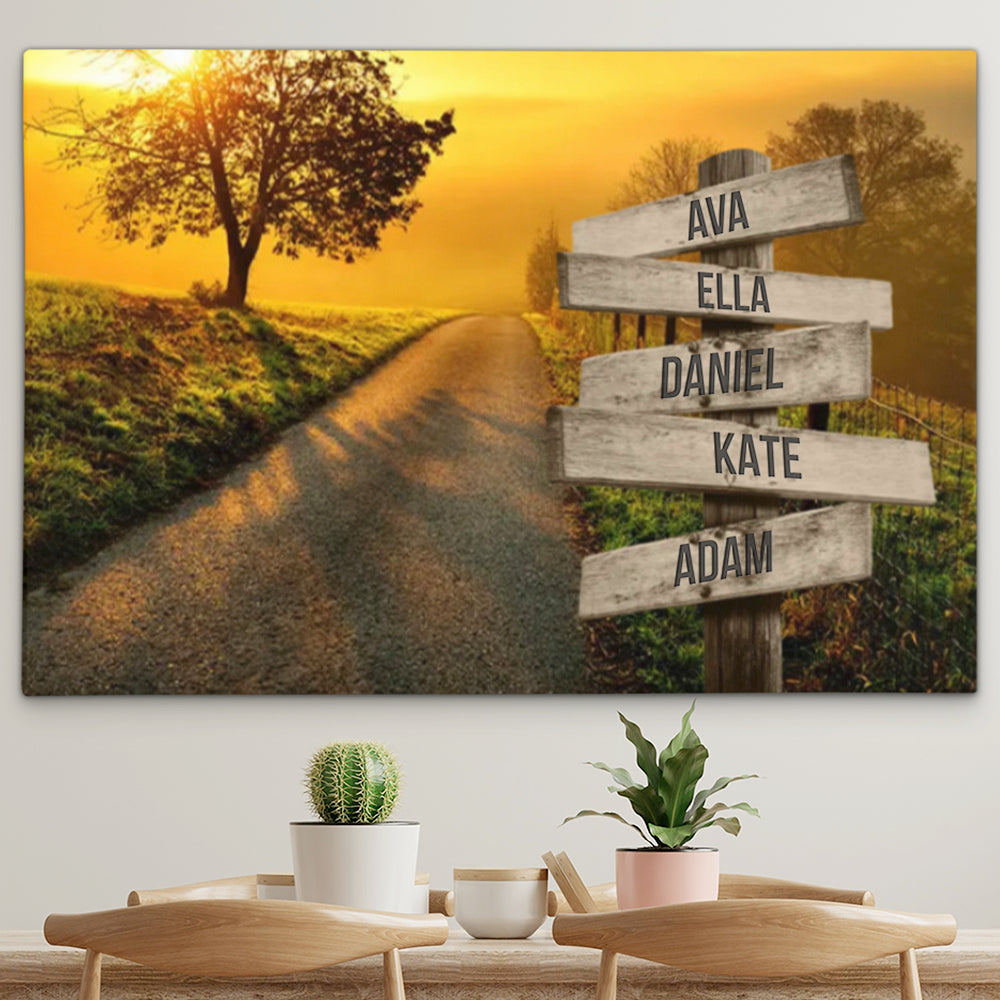 Personalised Canvas "Evening Fog"