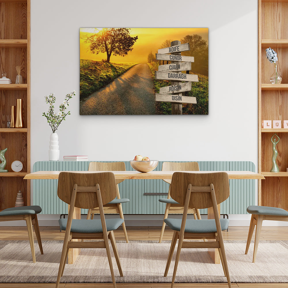 Personalised Canvas "Evening Fog"