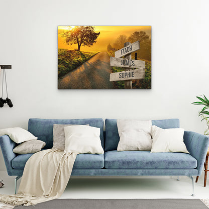 Personalised Canvas "Evening Fog"