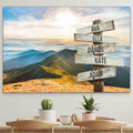 Personalised Canvas "Mountain Landscape"