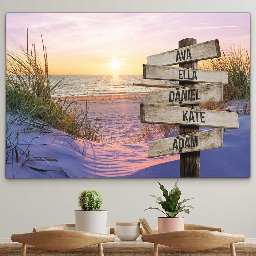 Personalised Canvas "Dune Sun"