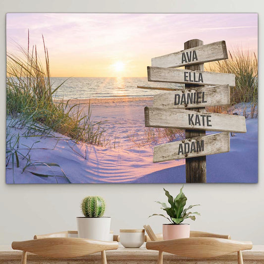 Personalised Canvas "Dune Sun"