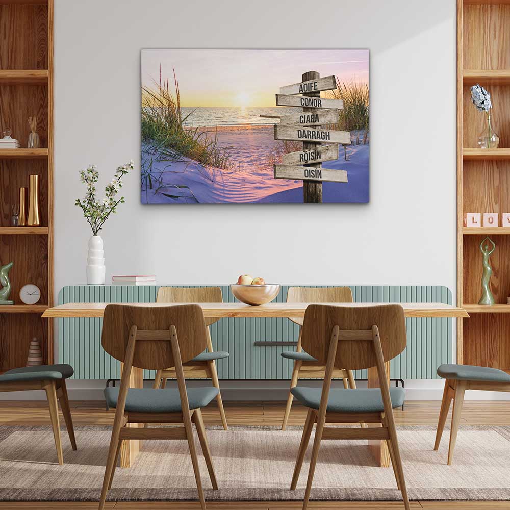 Personalised Canvas "Dune Sun"