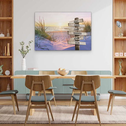 Personalised Canvas "Dune Sun"