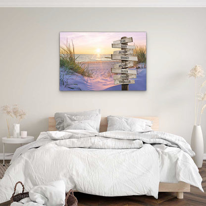 Personalised Canvas "Dune Sun"