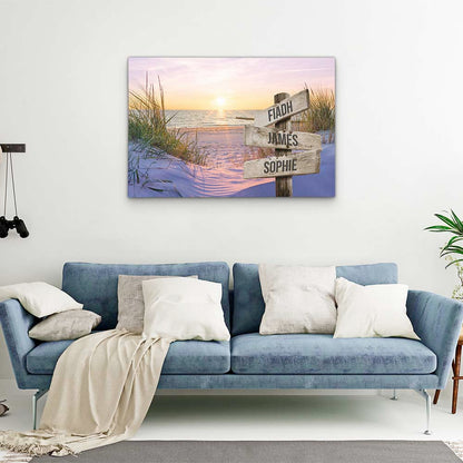 Personalised Canvas "Dune Sun"