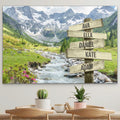 Personalised Canvas "Mountain Stream"