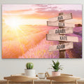 Personalised Canvas "Lavender"