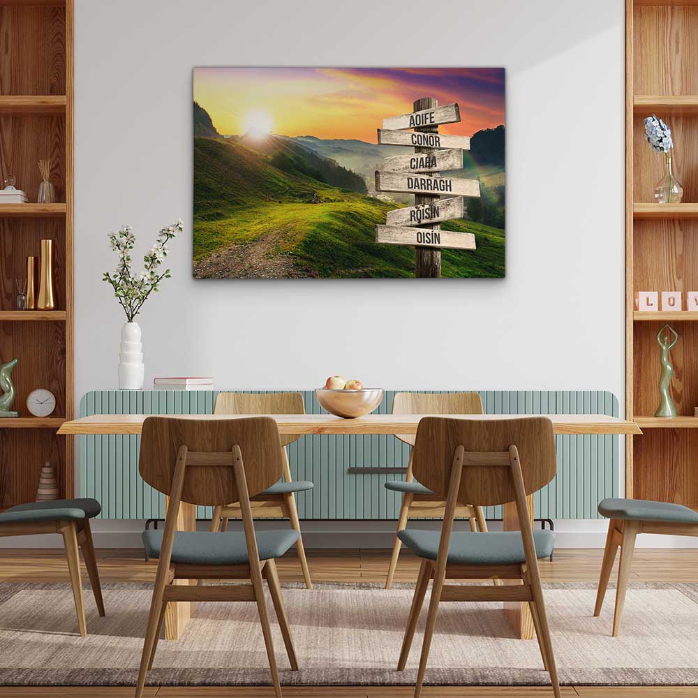 Personalised Canvas "Mountain Fog"