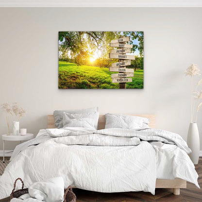 Personalised Canvas "Sunlight"