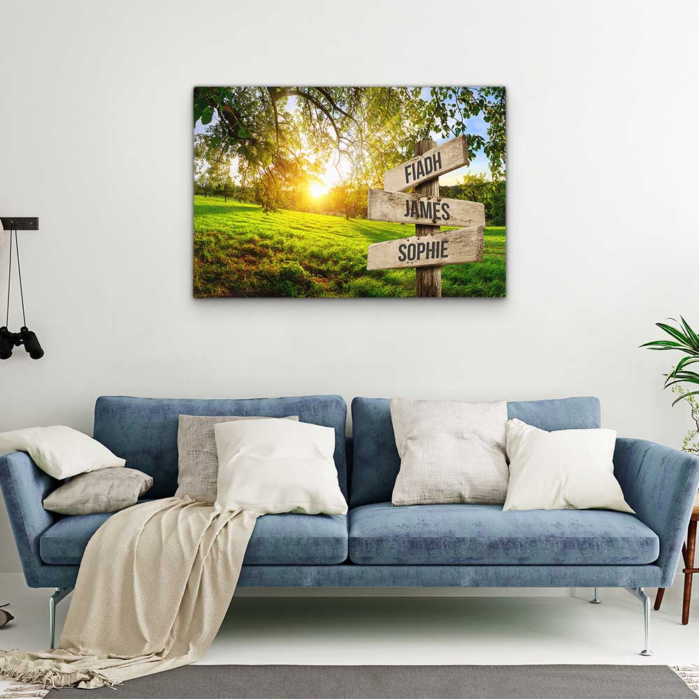 Personalised Canvas "Sunlight"