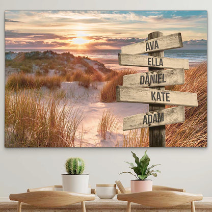 Personalised Canvas "Dune Sea"