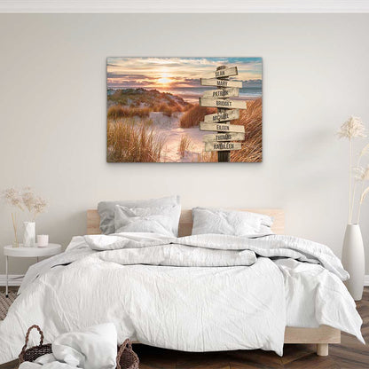 Personalised Canvas "Dune Sea"