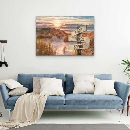 Personalised Canvas "Dune Sea"