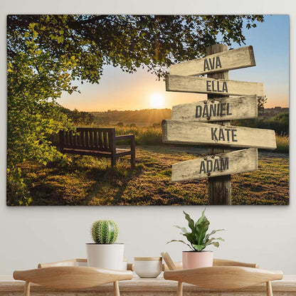 Personalised Canvas "Evening Sun"