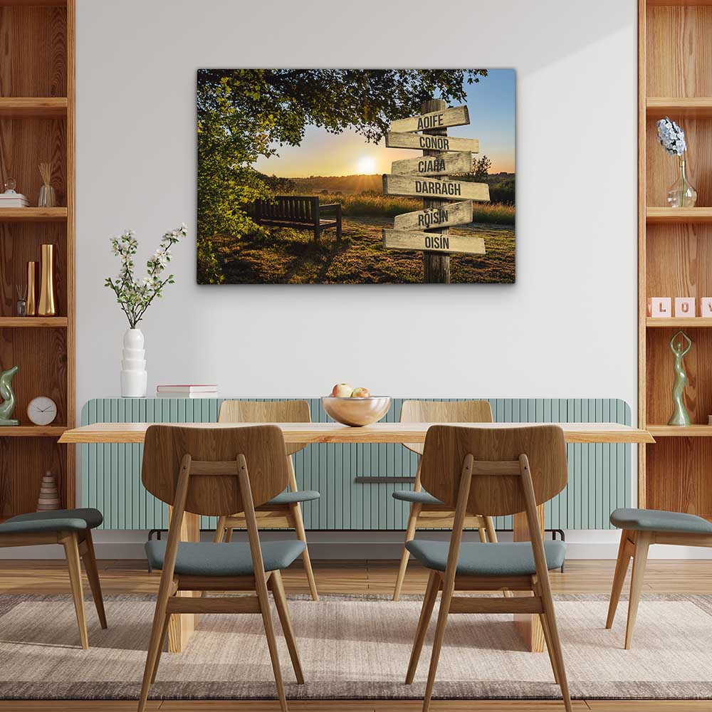 Personalised Canvas "Evening Sun"