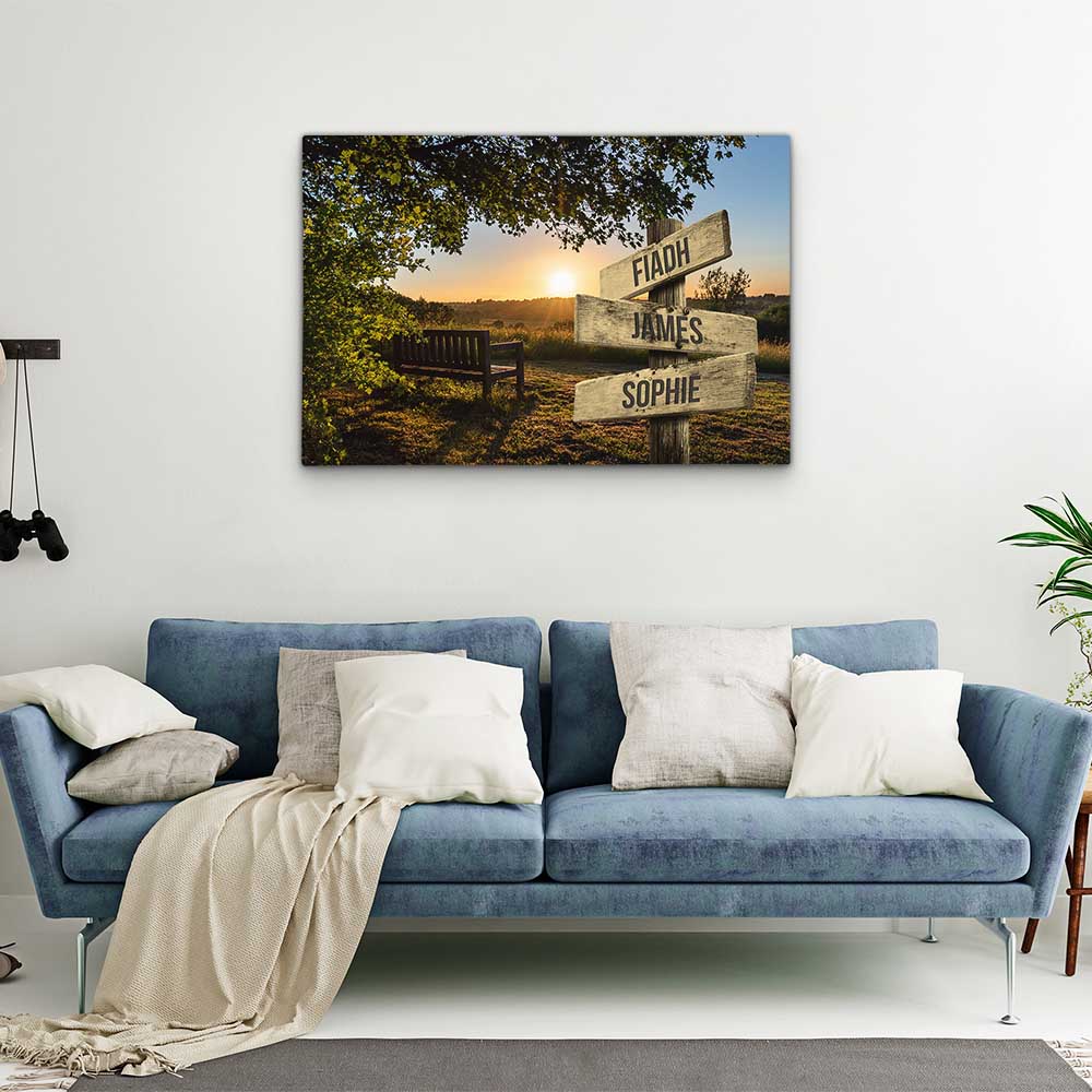 Personalised Canvas "Evening Sun"