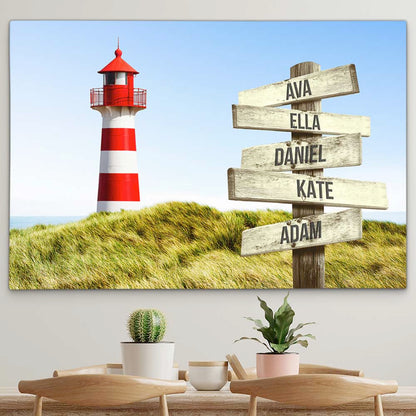 Personalised Canvas "Lighthouse"