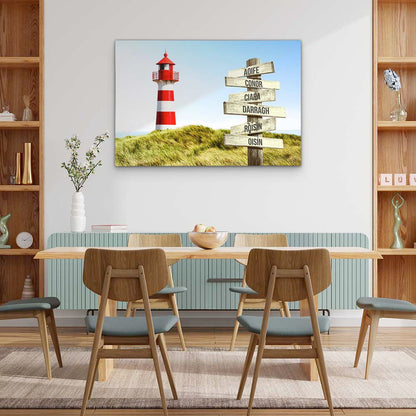 Personalised Canvas "Lighthouse"