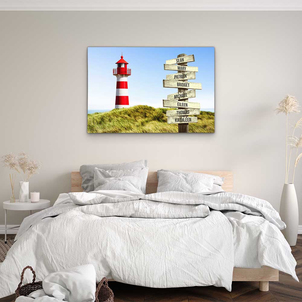 Personalised Canvas "Lighthouse"