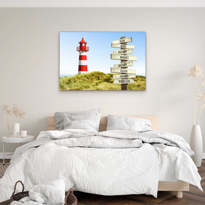 Personalised Canvas "Lighthouse"