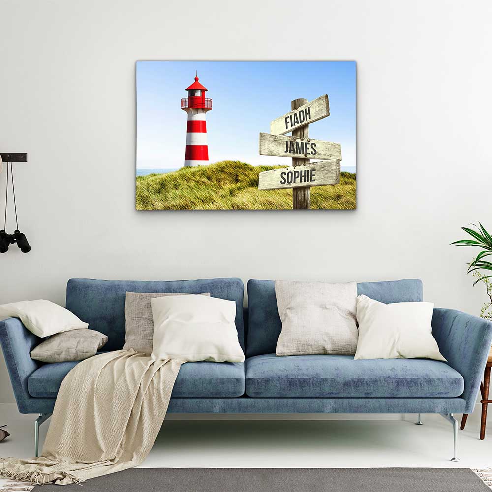 Personalised Canvas "Lighthouse"