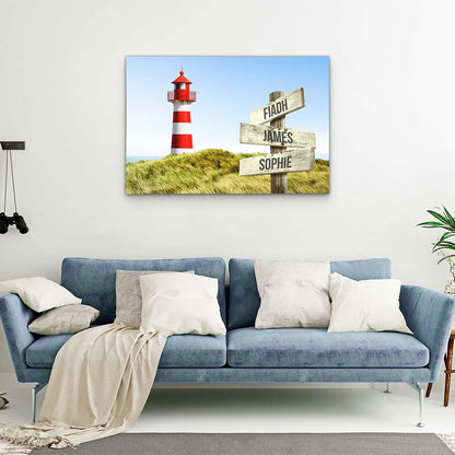 Personalised Canvas "Lighthouse"