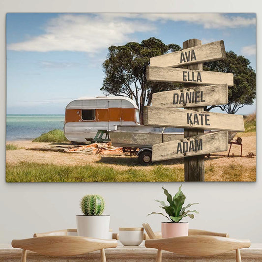 Personalised Canvas "Camping-Days"