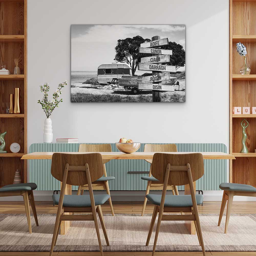 Personalised Canvas "Camping Days S/W"