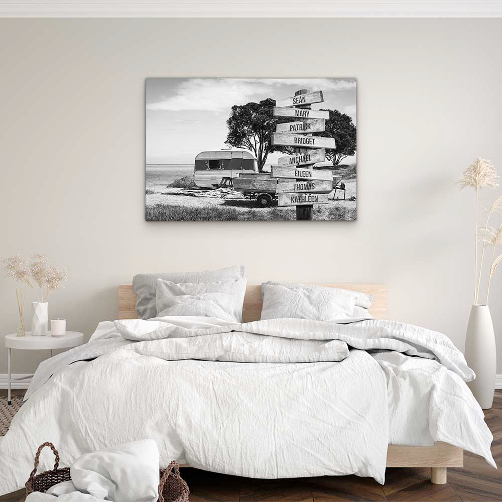 Personalised Canvas "Camping Days S/W"