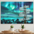 Personalised Canvas "Polar Night"