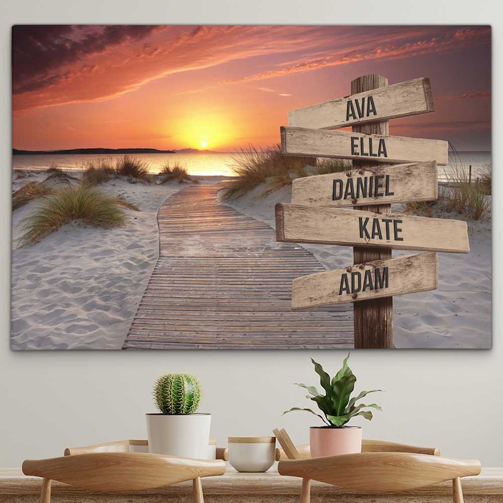 Personalised Canvas "Sunset"