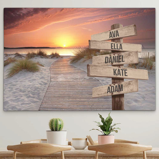 Personalised Canvas "Sunset"