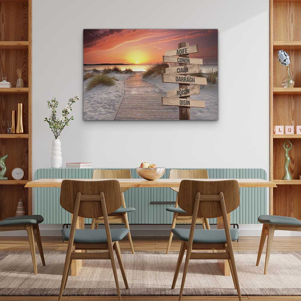 Personalised Canvas "Sunset"