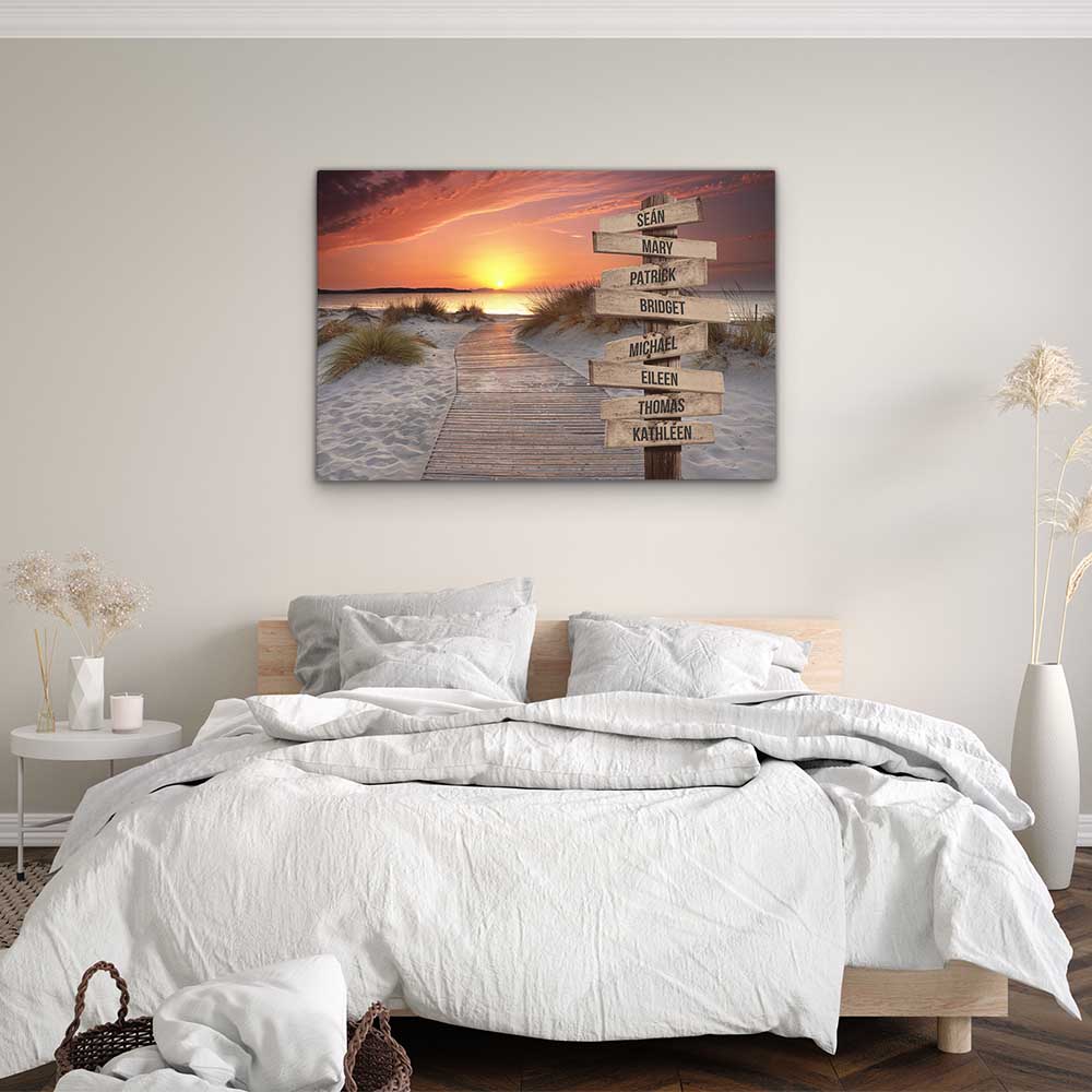 Personalised Canvas "Sunset"