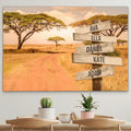 Personalised Canvas "Savannah"