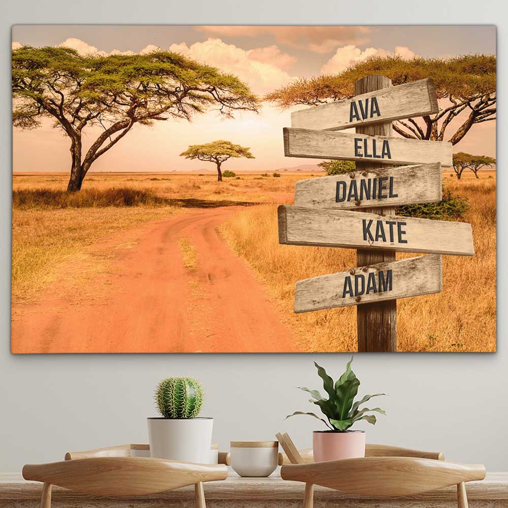 Personalised Canvas "Savannah"