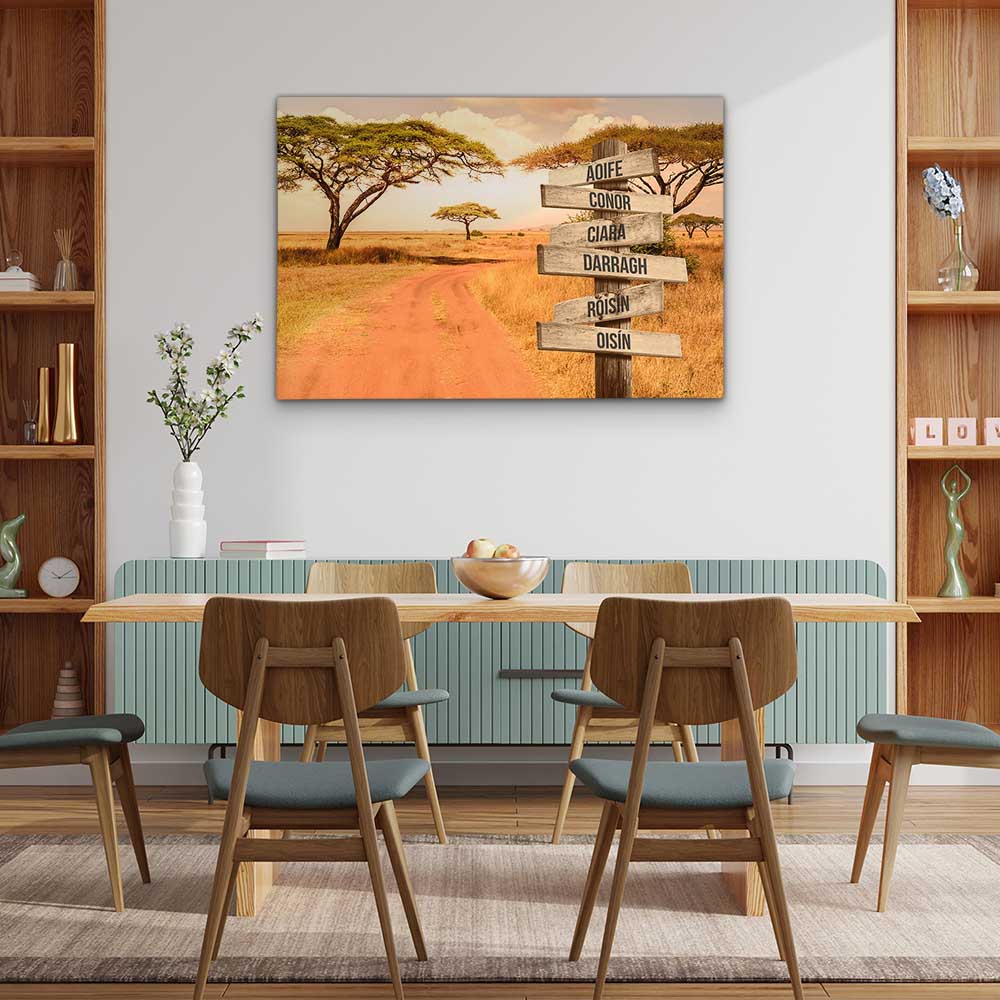 Personalised Canvas "Savannah"