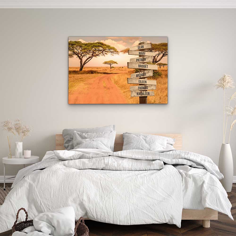 Personalised Canvas "Savannah"