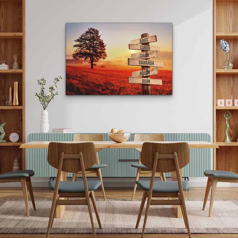 Personalised Canvas "Sunset"