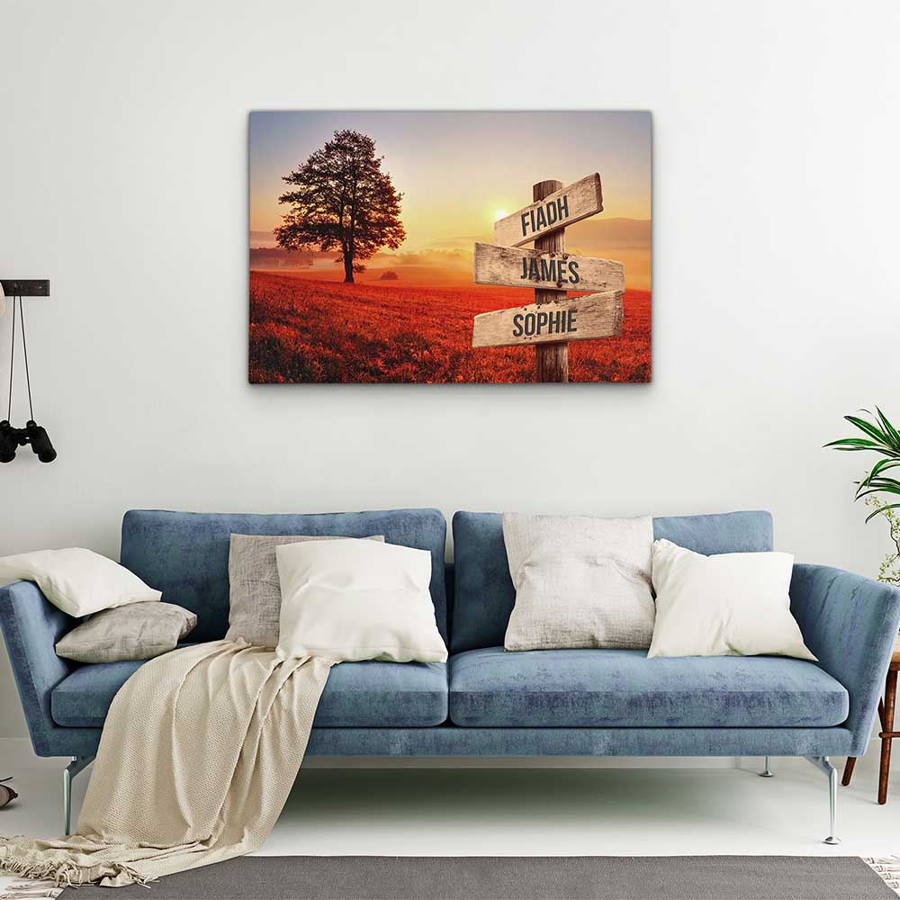 Personalised Canvas "Sunset"