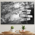 Personalised Canvas "Family Road"