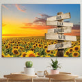 Personalised Canvas "Sunflower"