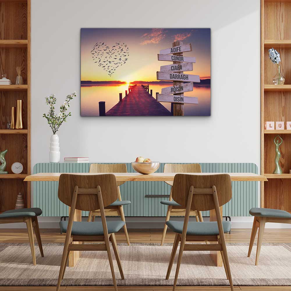 Personalised Canvas "Sunset"