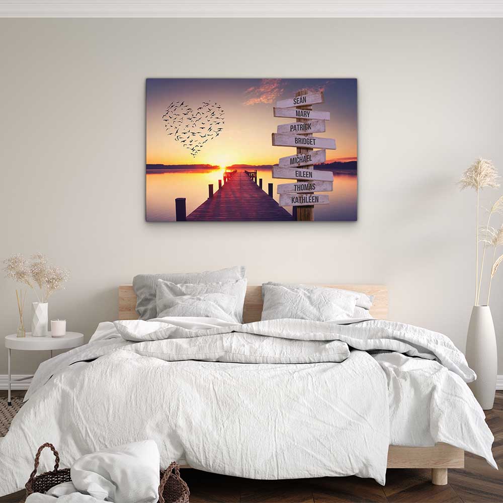 Personalised Canvas "Sunset"