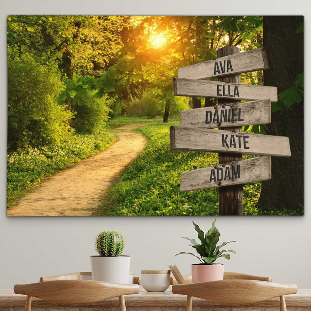 Personalised Canvas "Dream Garden"