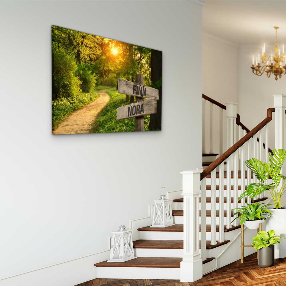 Personalised Canvas "Dream Garden"