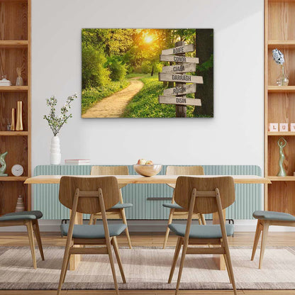 Personalised Canvas "Dream Garden"