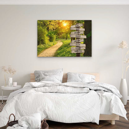 Personalised Canvas "Dream Garden"