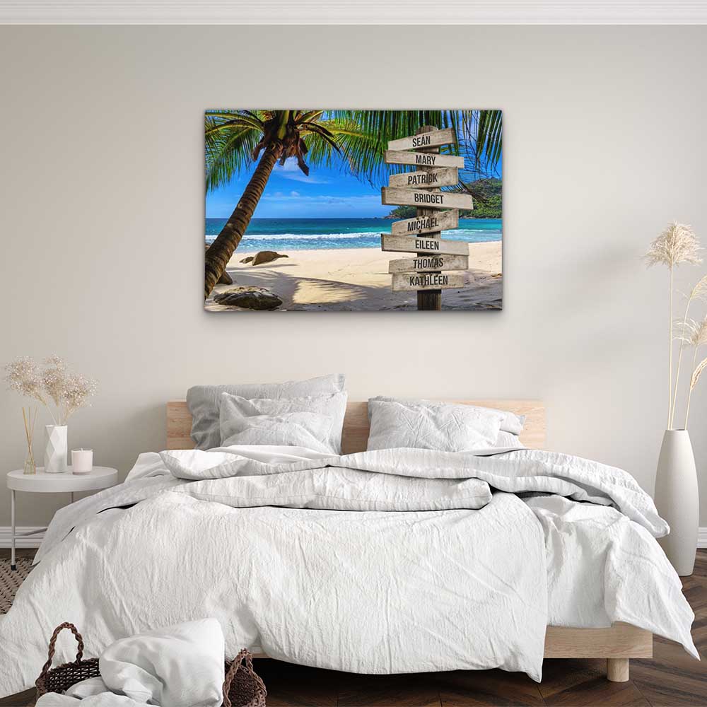 Personalised Canvas "Dream Beach"